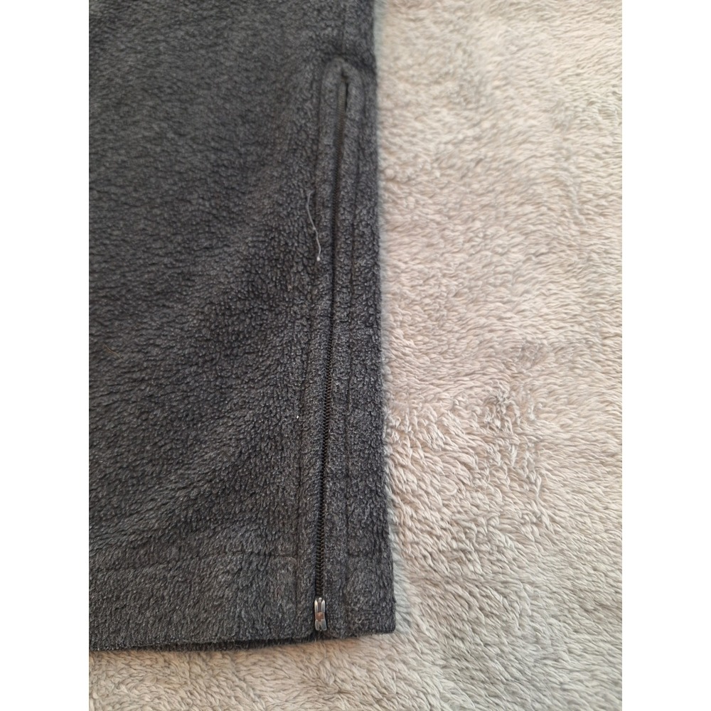 Perry Ellis America Active Mens Fleece Sweatpants Gray Drawstring Ankle Zip L - Picture 7 of 9
